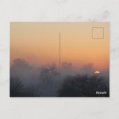 Dingen zullen beter aanpasbare tekst - zonsopgang briefkaart (Achterkant)