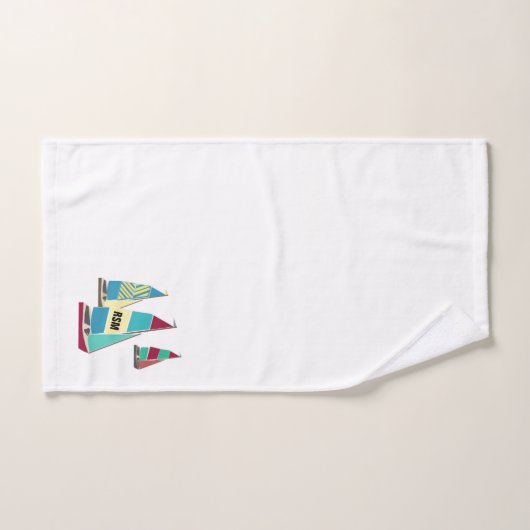 Dinghes vintages (Serviette à main)