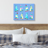  dinghies canvas afdruk (Insitu (Slaapkamer))