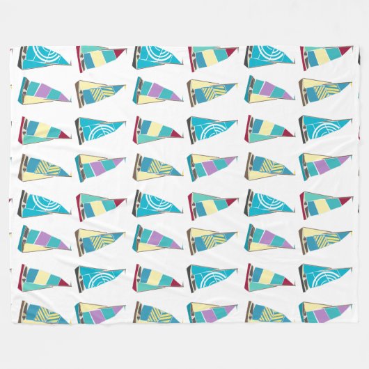  dinghies fleece deken (Voorkant (Horizontaal))