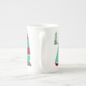  dinghies porselein kop (Achterkant)