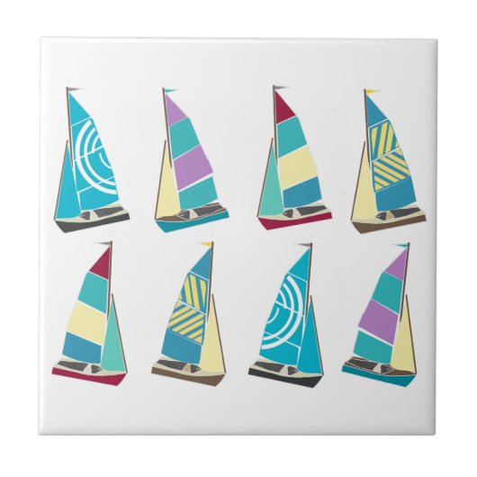 dinghies tegeltje (Voorkant)