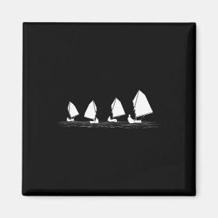 Dinghy zeilboot Laser Optimist Racing Zeilen Las Magneet