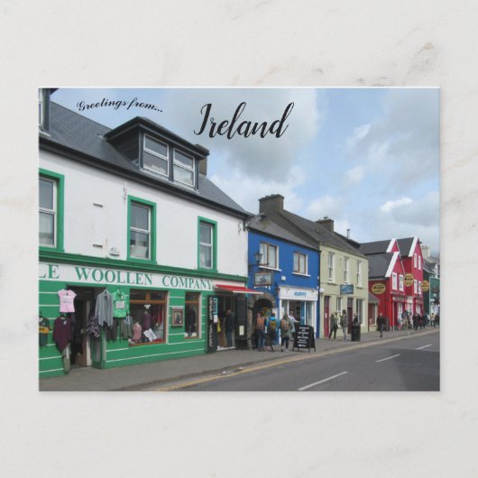 Dingle County Kerry Ierland Briefkaart (Voorkant)