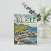 Dingle Ierland Briefkaart (Staand voorkant)