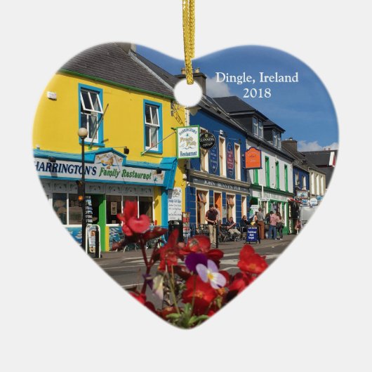 Dingle, Ierland Keramisch Ornament (Voorkant)