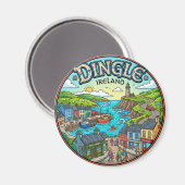 Dingle Ierland Magneet (Voorkant / Achterkant)