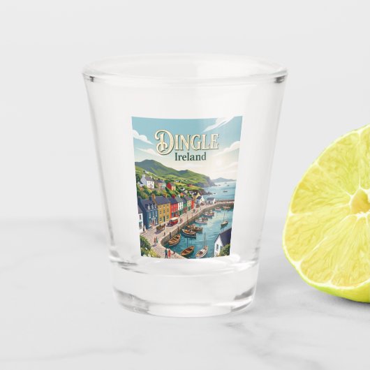 Dingle Ierland Shot Glas (Voorkant)