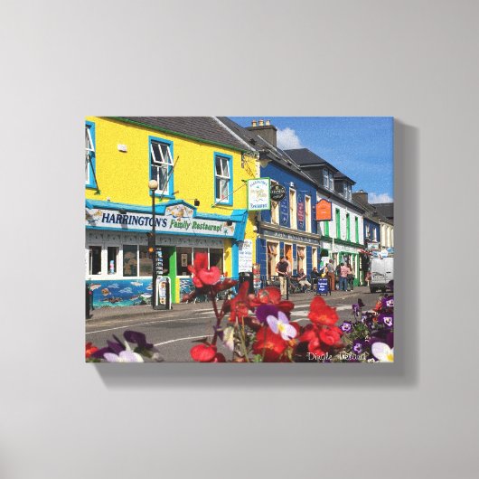 Dingle Ierland verpakt Canvas Afdruk (Voorkant)