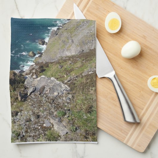 Dingle Ireland Kitchen Towel Irish Ocean Uitzicht Theedoek (Quarter Fold)