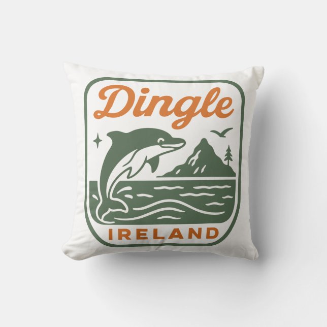 DINGLE IRELAND PILLOW KUSSEN (Voorkant)