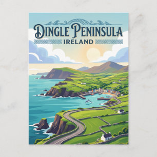 Dingle-schiereiland Ierland Briefkaart