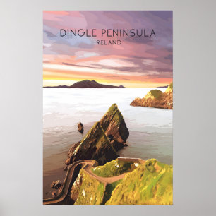 Dingle Schiereiland Ierland Reisposter Poster