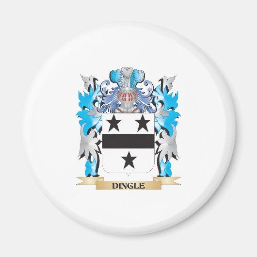 Dingle wapenschild - Family Crest Magneet (Voorkant)