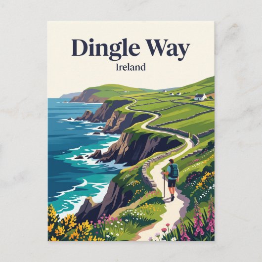 Dingle Way Ierland Briefkaart (Voorkant)