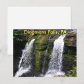 Dingmans Falls, PA Carte postale (Devant / Derrière)