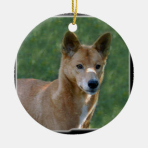Dingo Kerstsierent Keramisch Ornament