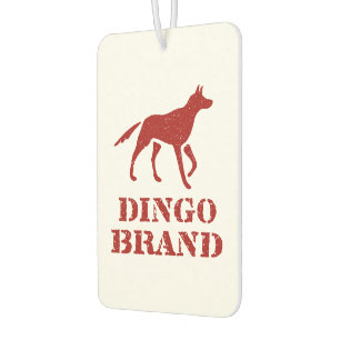 Dingo Merk Meel Stencil Print Luchtverfrisser