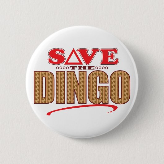 Dingo Save Ronde Button 5,7 Cm (Voorkant)