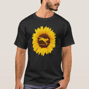 Dingo voor vrouwelijke Mannen Dog Pet Puppy Sunflo T-shirt