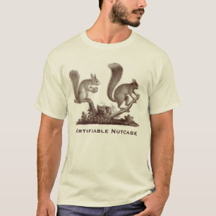 Dingue acceptable - écureuils drôles du T-shirt