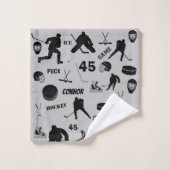 Dingue de draps de hockey (Gant de toilette)