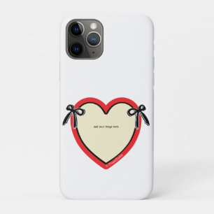 Dingus Bows & Hart Gepersonaliseerde Canvas tas iPhone 11 Pro Hoesje