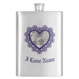 Dingus Heart Lace Lijst Classic Flask Flacon