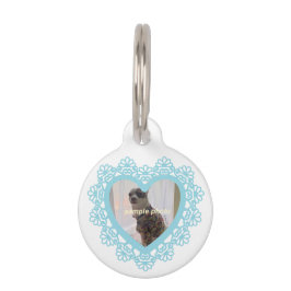 Dingus Heart Lace-Lijst Huisdierpenning