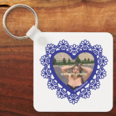Dingus Heart Lace Lijst Sleutelhanger (Voorkant)