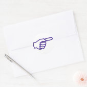 Dingvinger Ronde Sticker (Envelop)