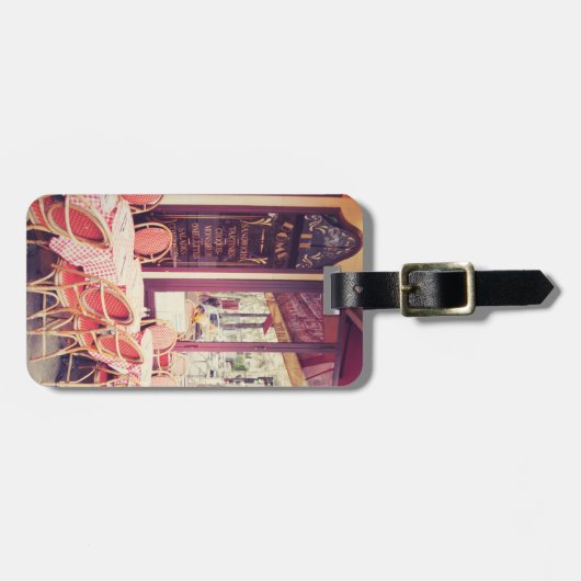 Dining in Paris Al Fresco Bagagelabel (Voorkant horizontaal)