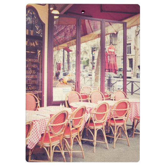 Dining in Paris Al Fresco Klembord (Achterkant)