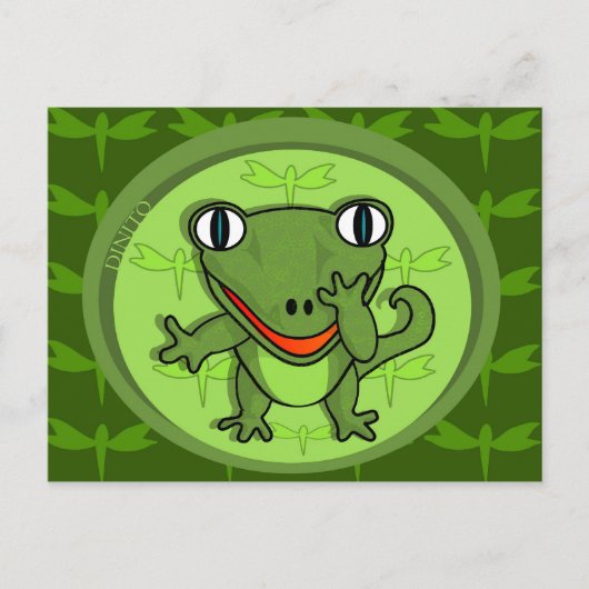 Dinito, le dinosaure super déformé ! Carte postale (Devant)