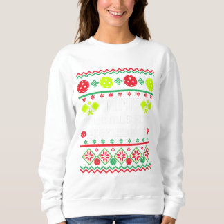 Dink de zalen met Pickleball Ugly Sweater Style