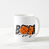 Dink Dink Boom Pickleball Dinking Oranje Bombs Koffiemok (Voorkant rechts)