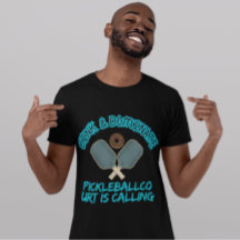 Dink & Dominate Pickleball Donut Sport Grafisch