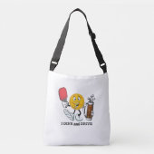 Dink & Drive (pickleball & golf) Crossbody Tas (Voorkant)