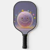 Dink Happens - Minimale Kawaii Pickleball Paddle B (Achterkant)