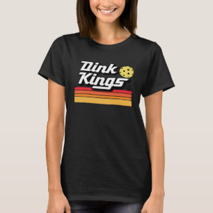 Dink Kings Schattig Pickleball Team 80s Pickle Bal T-shirt
