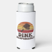 Dink Responsibly Funny Pickleball (Seltzer Achterkant)