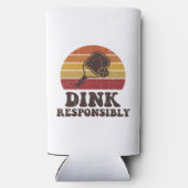 Dink Responsibly Funny Pickleball (Achterkant)