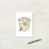  Dink Responsibly Post-it® Notes (Op bureau)