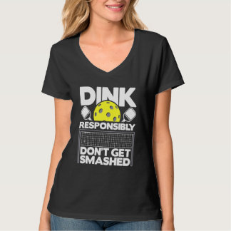 Dink Verantwoordelijk geen gekruiste Pickleball Pa T-shirt