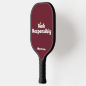 Dink Verantwoordelijk Naam Ruby Rood Pickleball Paddle (Links)