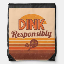 Dink Verantwoordelijk Pickleball Retro
