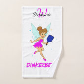 Dinkerbell - Drôle de Pickleball Sport serviette p (Serviette à main)