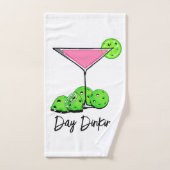 Dinking Cosmo roze cocktail, Pickleballimieten Bad Handdoek (Handdoek)