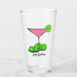 Dinking Cosmo roze cocktail, Pickleballimieten Glas