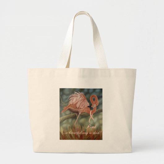 Dinking Roze Flamingo Tas (Voorkant)